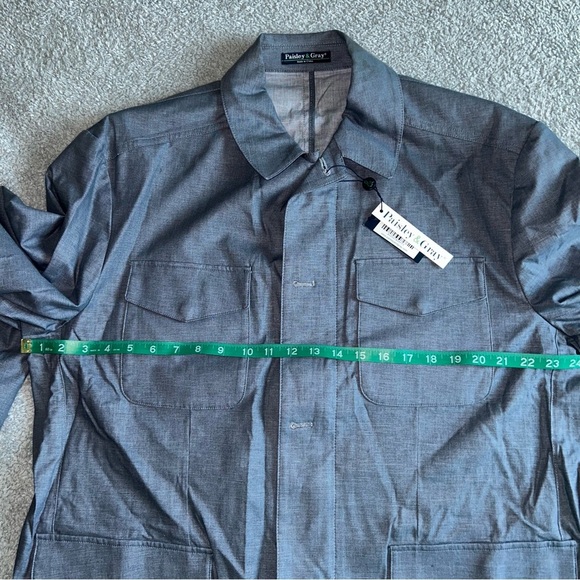 Paisley & Gray Light Blue Blazer - Picture 4 of 8